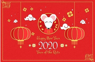 山西通益金屬攜全體員工祝大家：五福全到，鼠年燦爛！